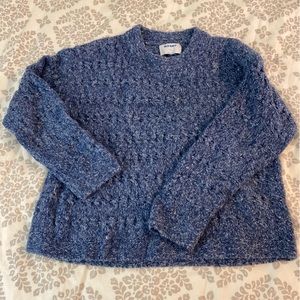 Old Navy Blue Knit Sweater